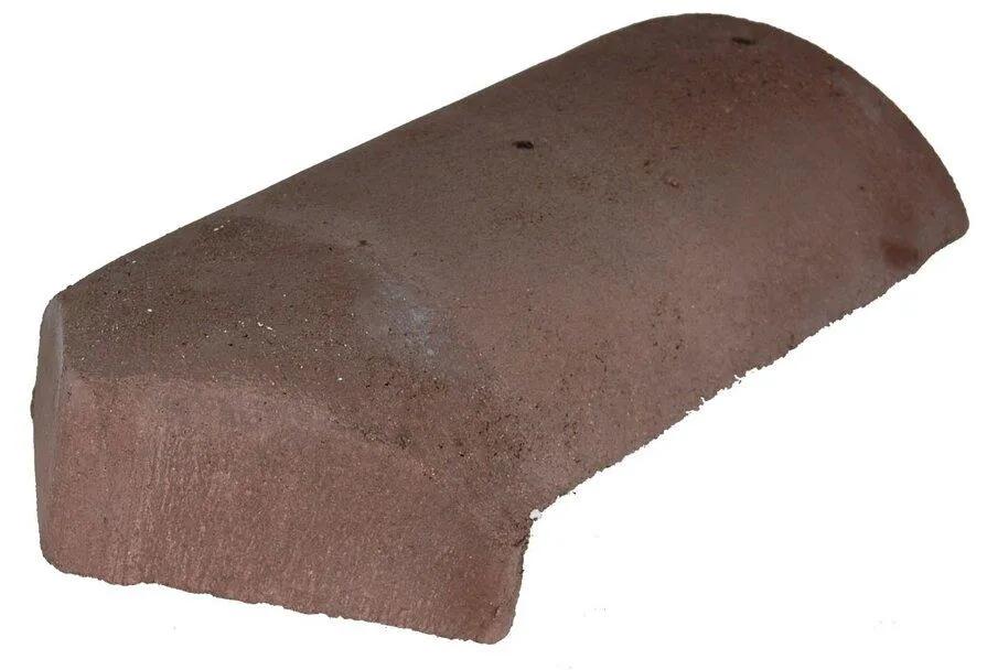 Redland Third Round Block End Hip Tudor Brown