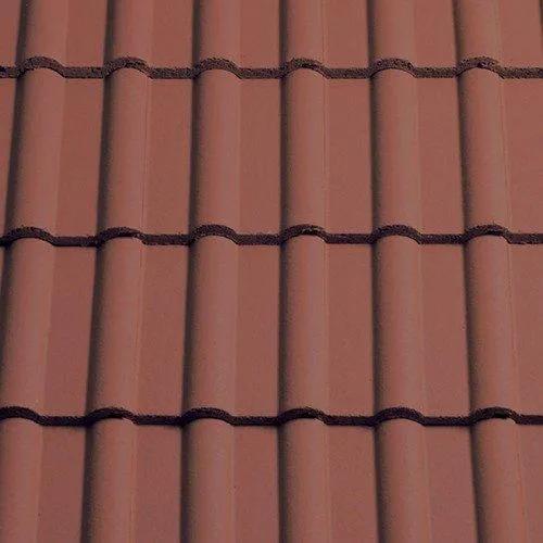 Sandtoft Double Roman Terracotta Red Concrete Tile 2452020111