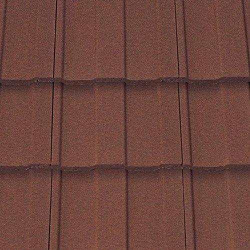 Sandtoft Lindum Mottled Red Concrete Interlocking Profile Tile 2451030103