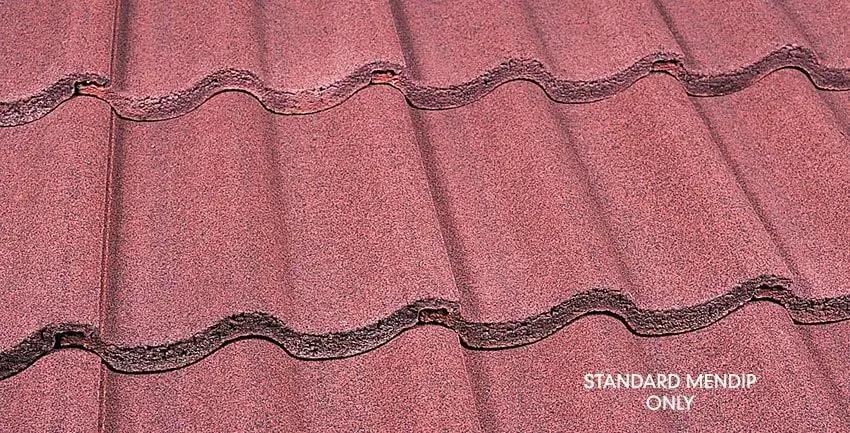 Marley Mendip Half Tile Dark Red MA14726