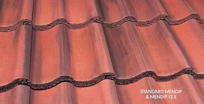 Marley Mendip Half Tile Old English Dark Red MA14780