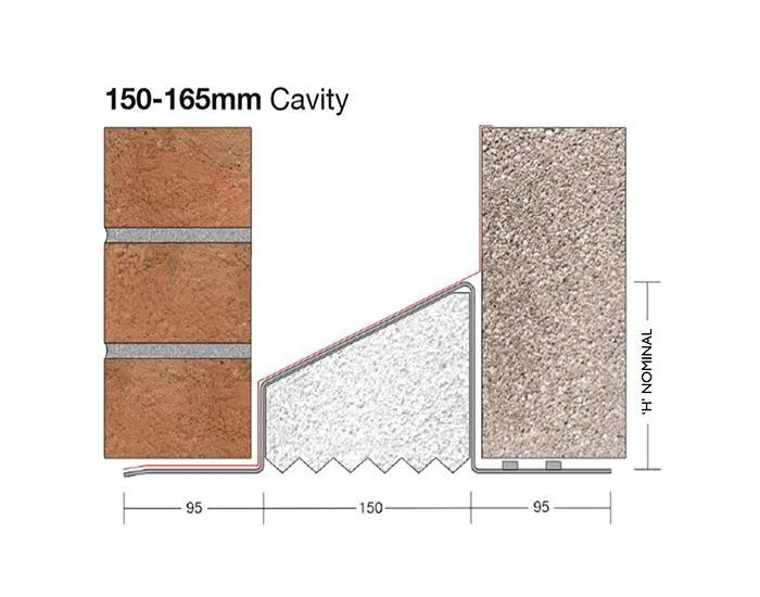Birtley CB150 Standard Duty Cavity Wall Lintel 2700mm