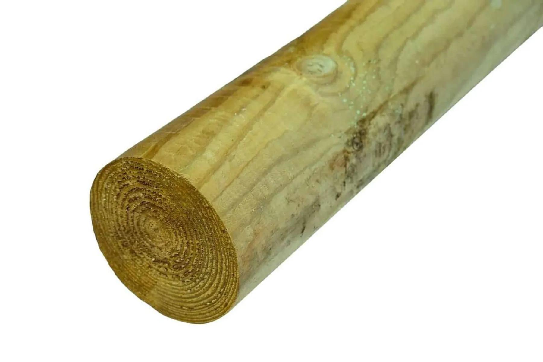 Round Machined Pole UC4 Green Treated 100mm x 3.66m