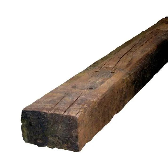 Reclaimed Hardwood Railway Sleeper 150mm x 250mm x 2.6m