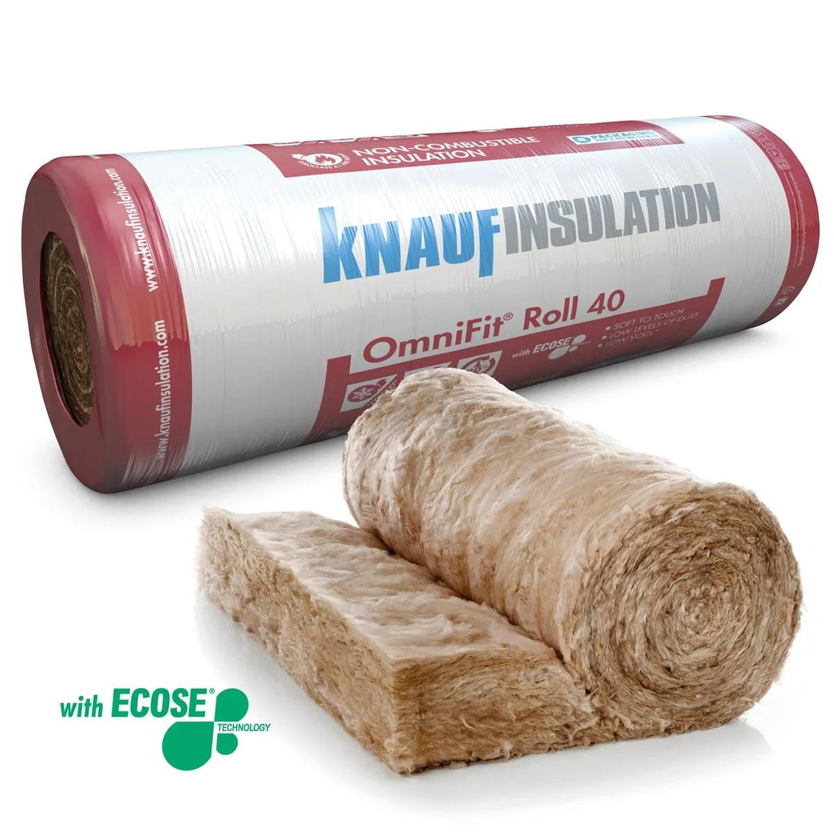 Knauf OmniFit® Roll 40 (Combi–cut) 100mm – 1200mm (2x600/3x400) x 6.8m (8.16m²)