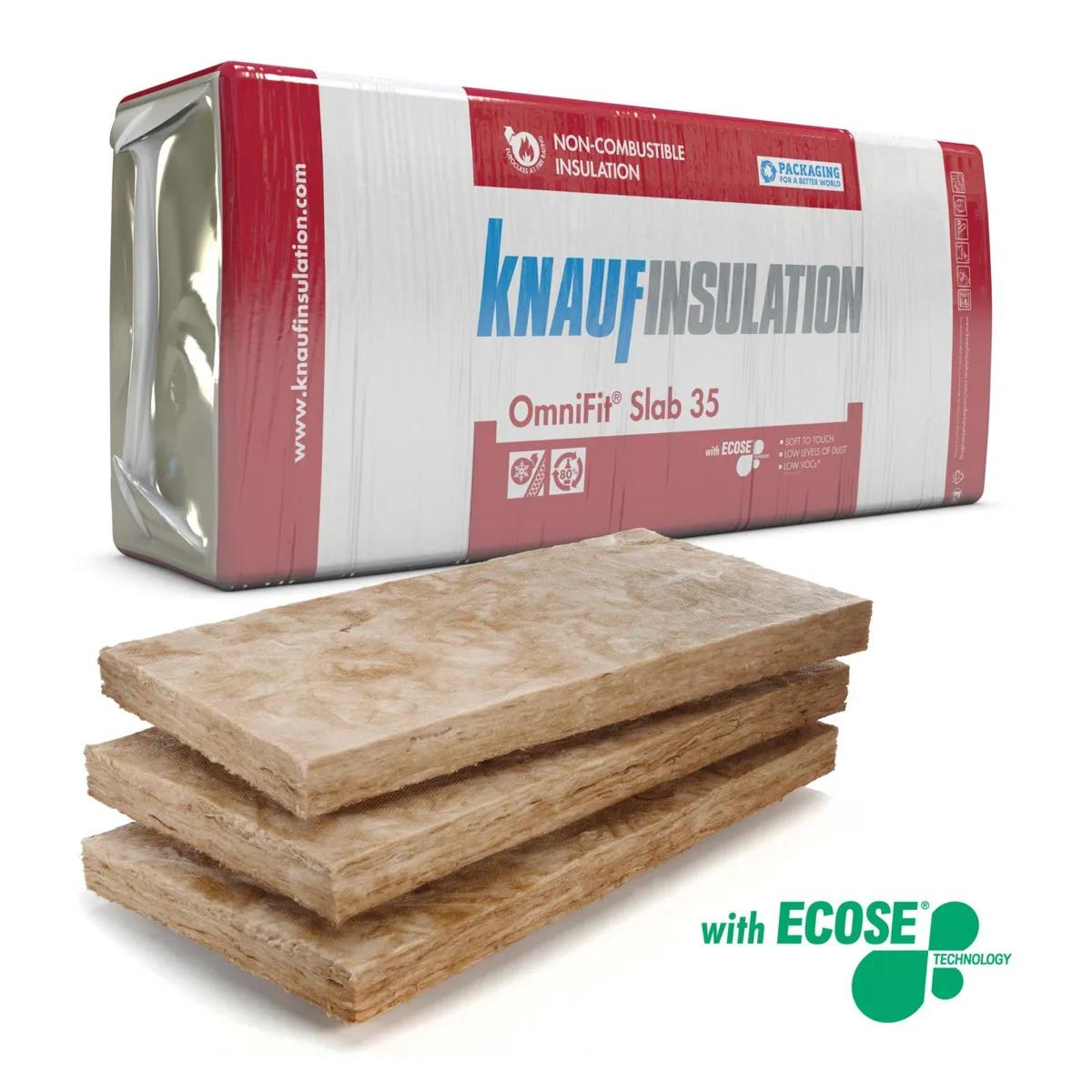 Knauf OmniFit® Slab 35 50mm – 600mm x 1200mm (8.64m²)