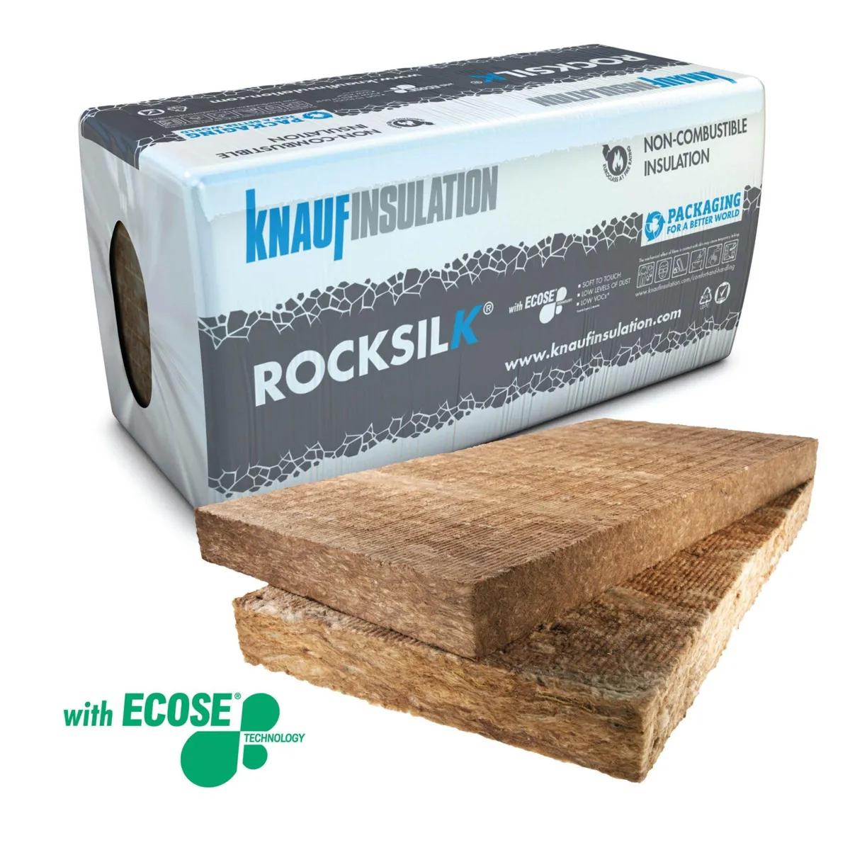 Knauf Rocksilk® Flexible Slab 90mm – 600mm x 1200mm (4.32m²)