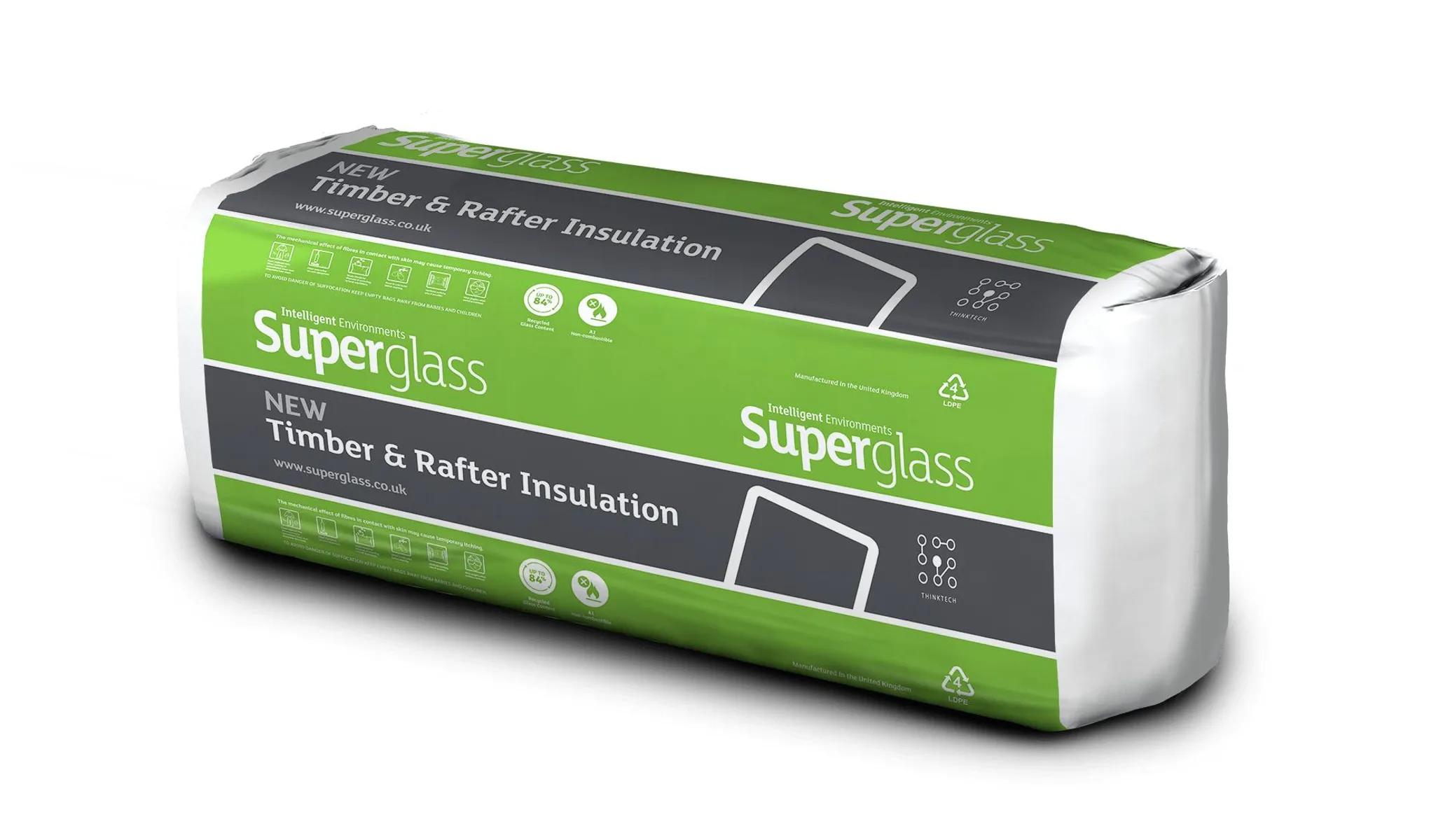 Superglass Timber & Rafter Batt 32 – 140mm (2.67m²)