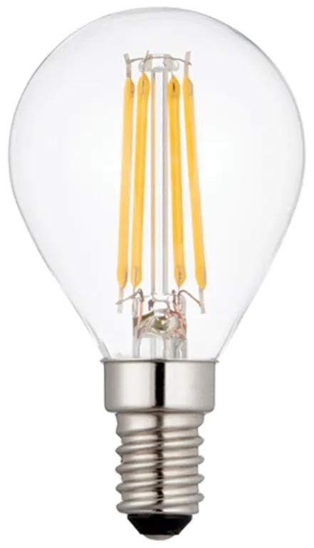 Lamp, LED E14 Filament, Golf Ball Shape Dimmable