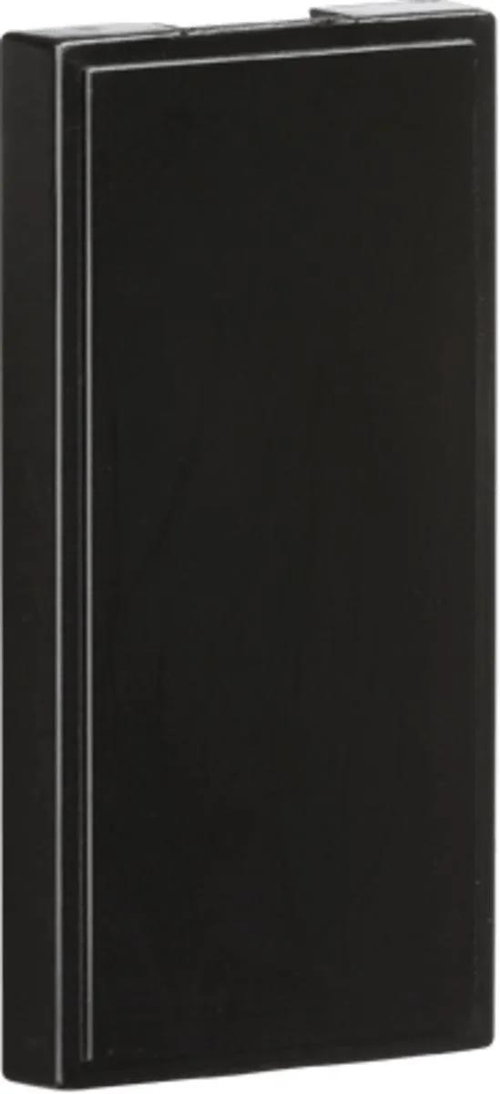 Pack of 10 – Half Blanking Modules (25 x 50mm) – Black (Black)