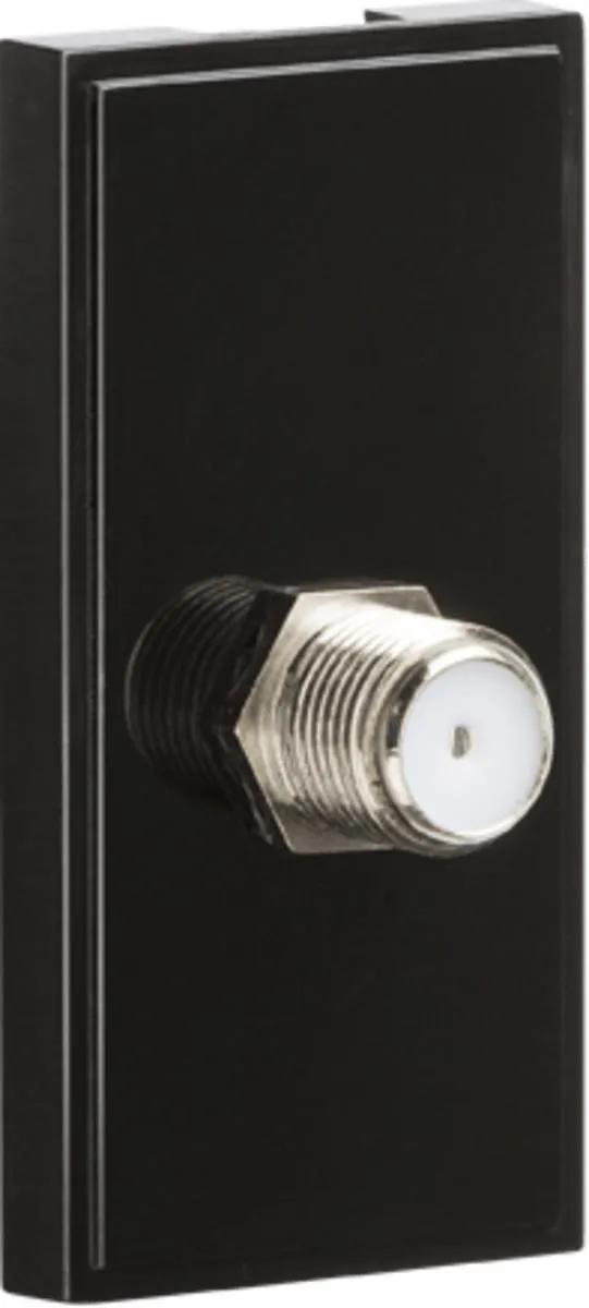 SAT TV Outlet Module 25 x 50mm – Black