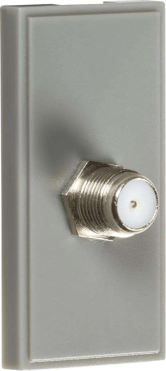 SAT TV Outlet Module 25 x 50mm – Grey