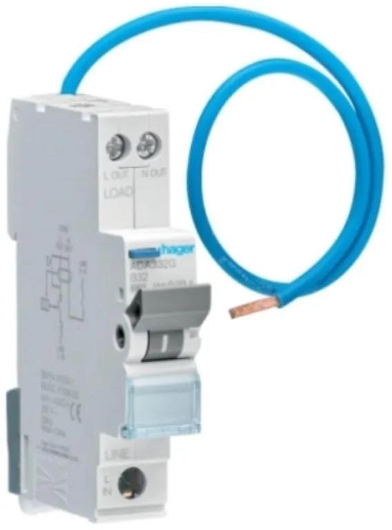 Hager ADA332G RCBO B Type A 6kA 32A 30mA
