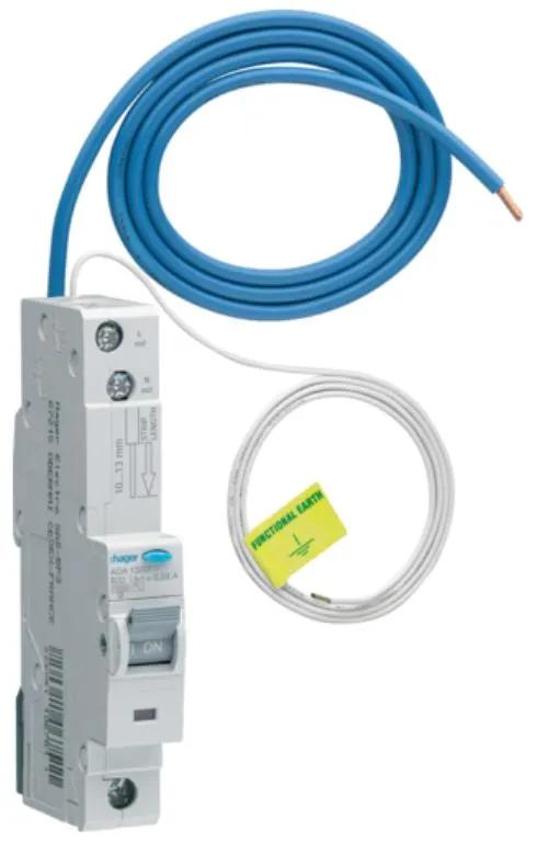 Hager ADA132U RCBO SP A B 32A 30mA 10kA