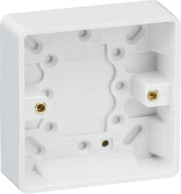 Curved Edge Single 25mm Pattress Box