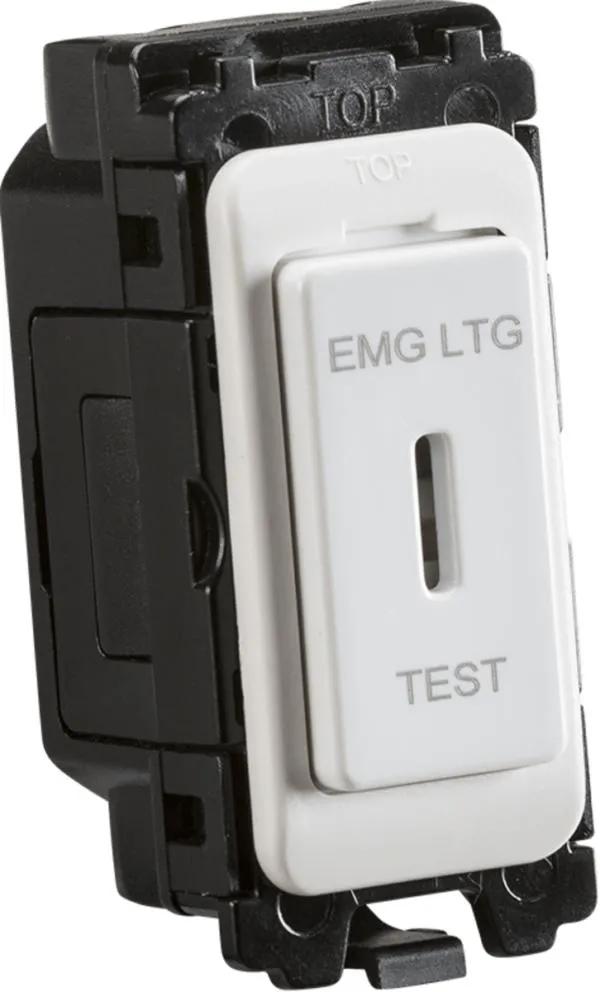 20AX DP secret key module printed “EMG LTG TEST”