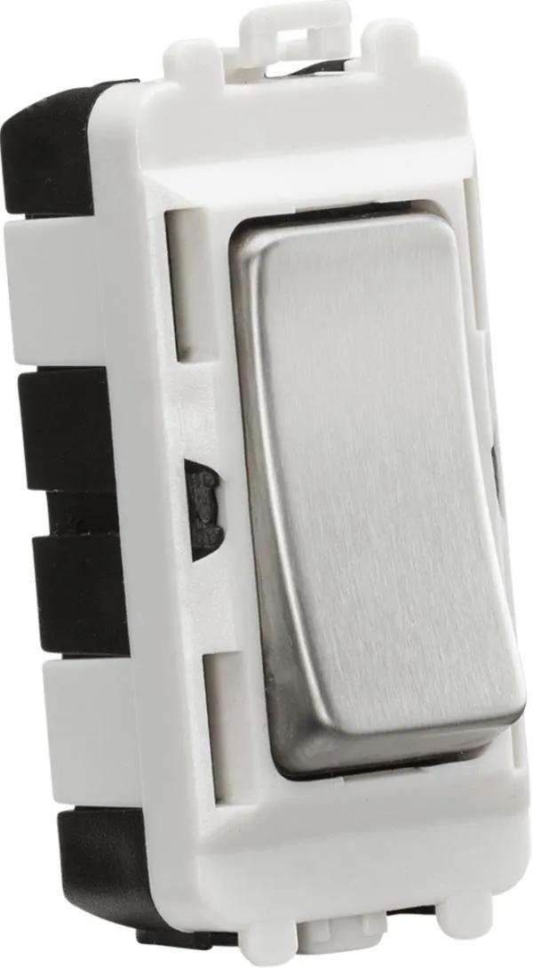 20AX 2 way SP module (centre off )- brushed chrome (Brushed Chrome)