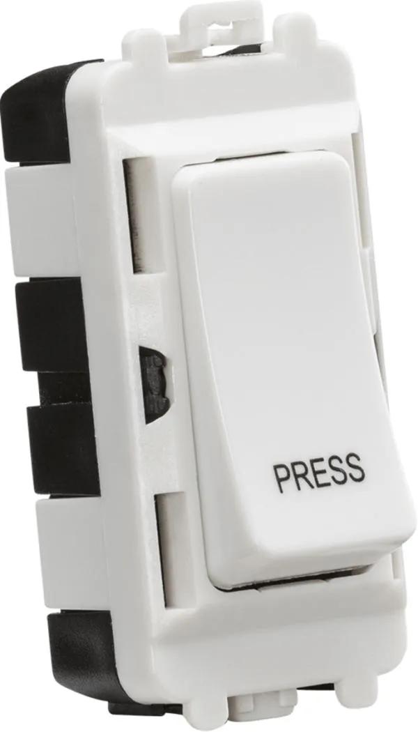 20AX 2 way retractive SP module (marked PRESS) – white (White)