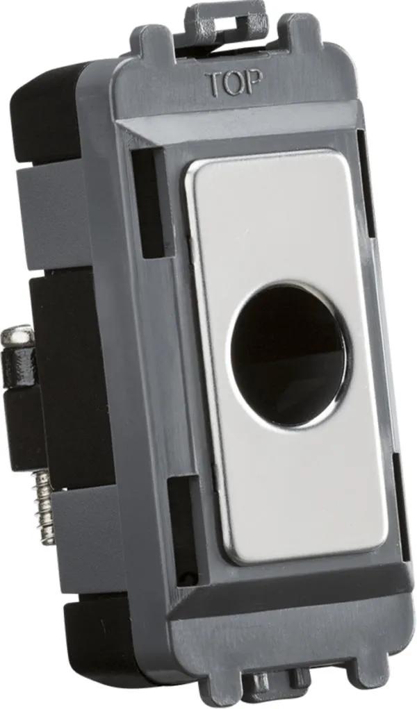 Flex outlet module (up to 10mm) – polished chrome (Polished Chrome)