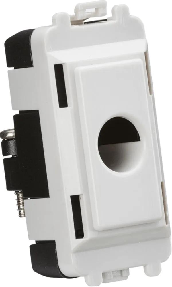Flex outlet module (up to 10mm) – white (White)