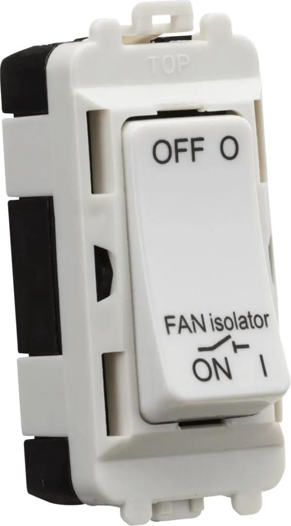 10A Fan Isolator Module – White