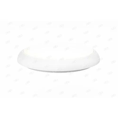 ABG330/CCT/MS/EM IP65 IK08 LED BULKHEAD 3000K 4000K 6000K WHITE BEZEL INCLUDED MICROWAVE SENSOR & EMERGENCY (White)