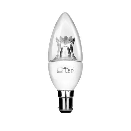 ACND600SBCD/40 Lotus – 6W B15d LED DIMMABLE CANDLE LAMP 4000K