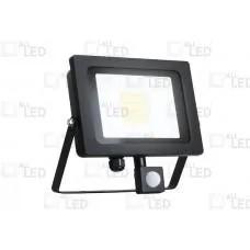 Hunter – AFL050/CCT/PIR/BK – 50W IP65 Slim Design CCT Floodlight With PIR