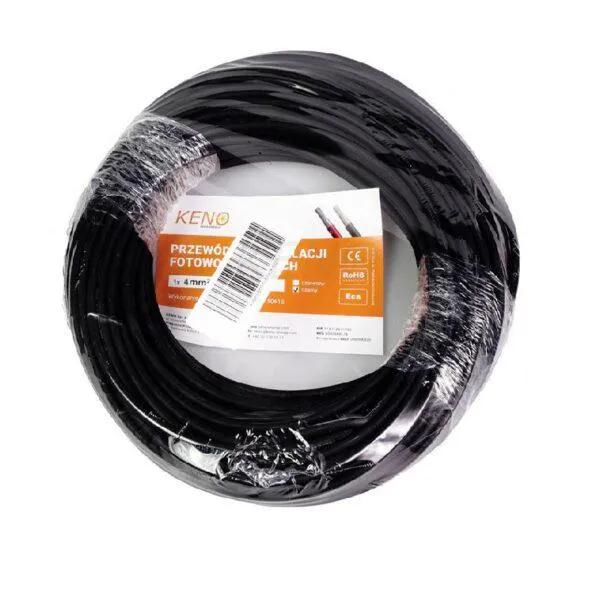 KENO cable 4mm², black, 50m (Black)