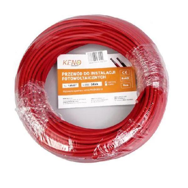 KENO cable 4mm², red, 50m (Red)
