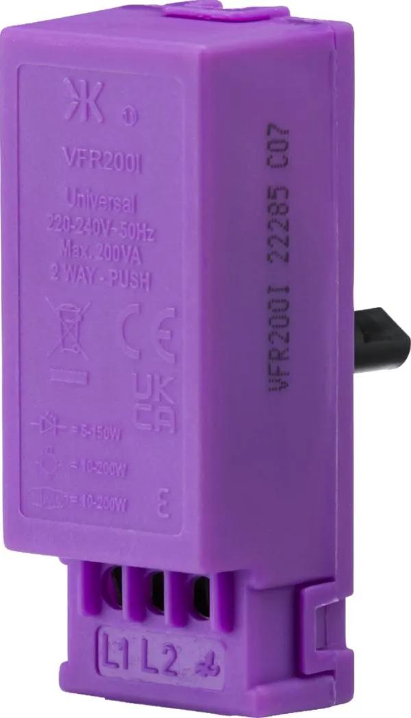 2-way intelligent dimmer module 10-200W (5-150W LED)