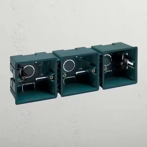 Corston 3x Single Plasterboard Back Box