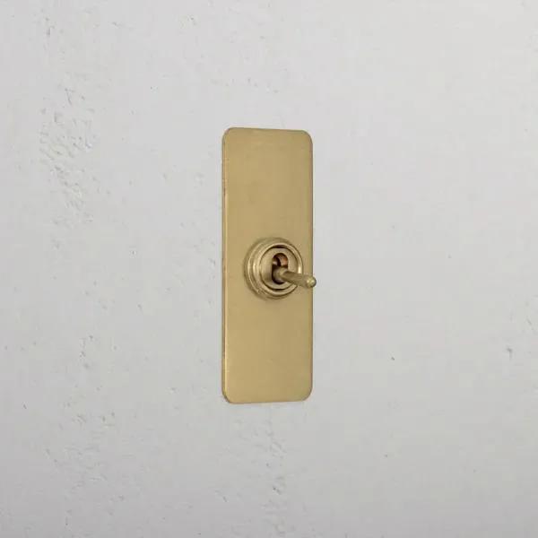 Corston 1G Architrave Two Way Toggle Switch (Antique Brass)
