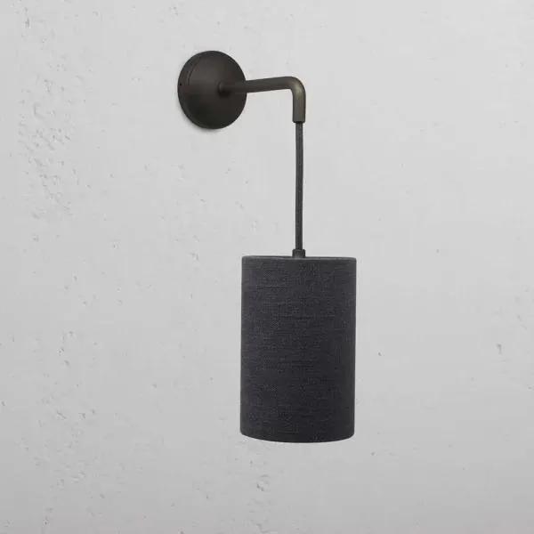 Corston Primrose Small Hanging Wall Light Basalt Grey (Bronze)