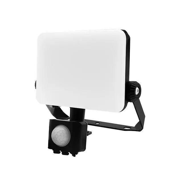 30W Frameless Floodlight 4000K with PIR Black