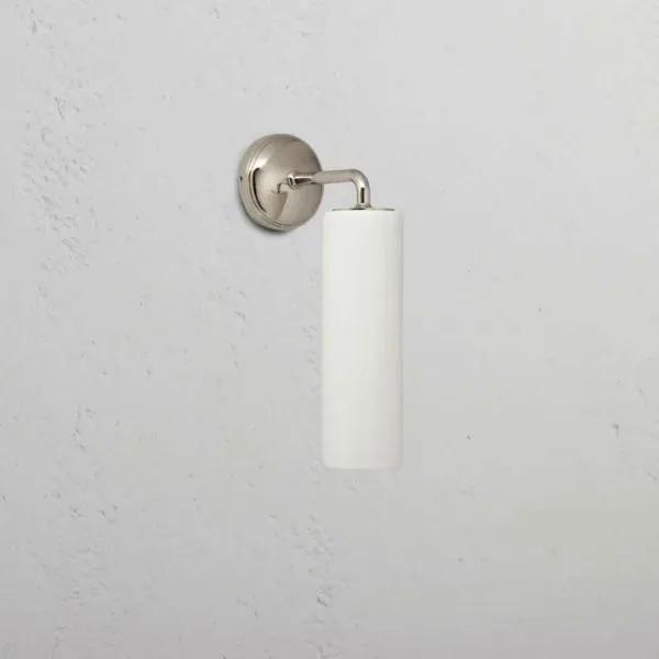 Corston Claremont Small Wall Light Fine Porcelain (Polished Nickel)