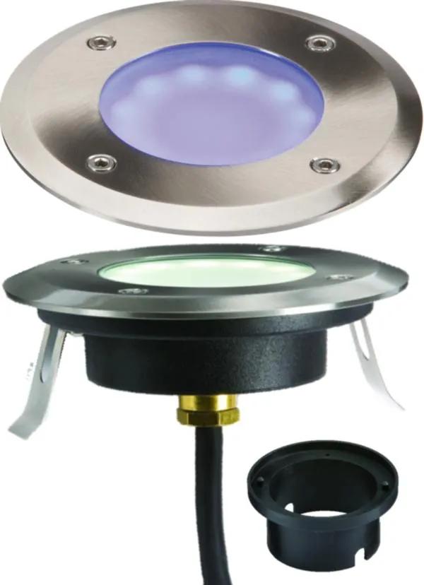 Knightsbridge LEDM08B1 230V IP65 1.7W Blue LED Ground / Deck Light