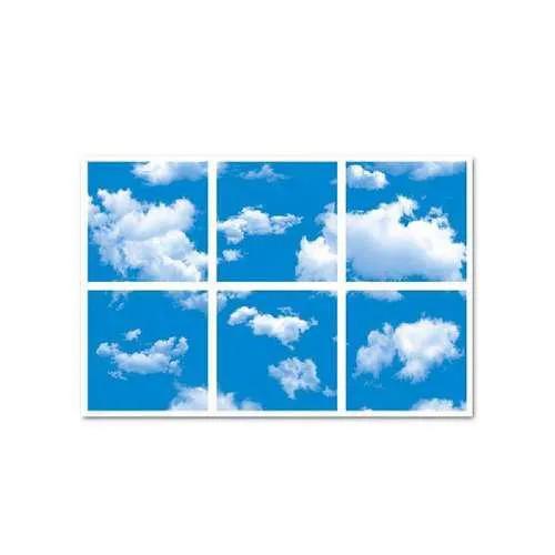SKY Cloud LED Panel 3D effect 60x60cms 40W set of 6 units