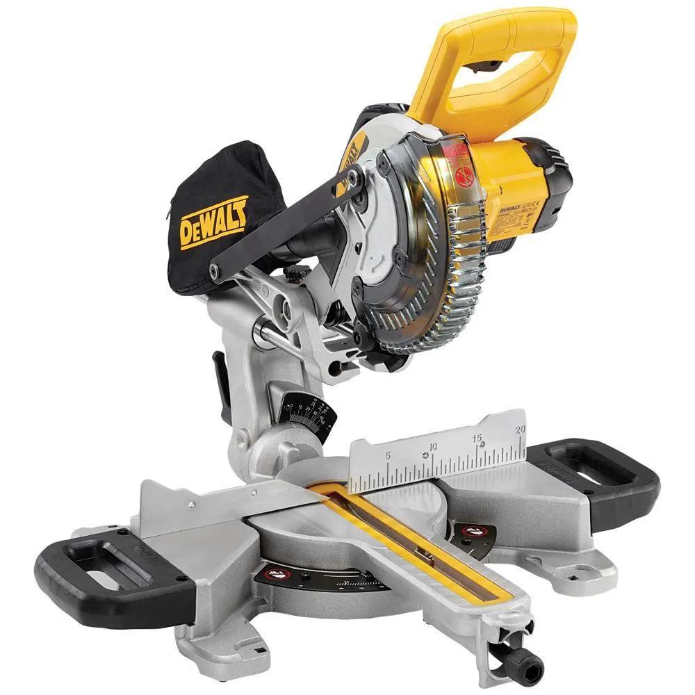 DeWALT DCS365M2 18V XR 184mm Mitre Saw With XPS 2 x4ah Batteries