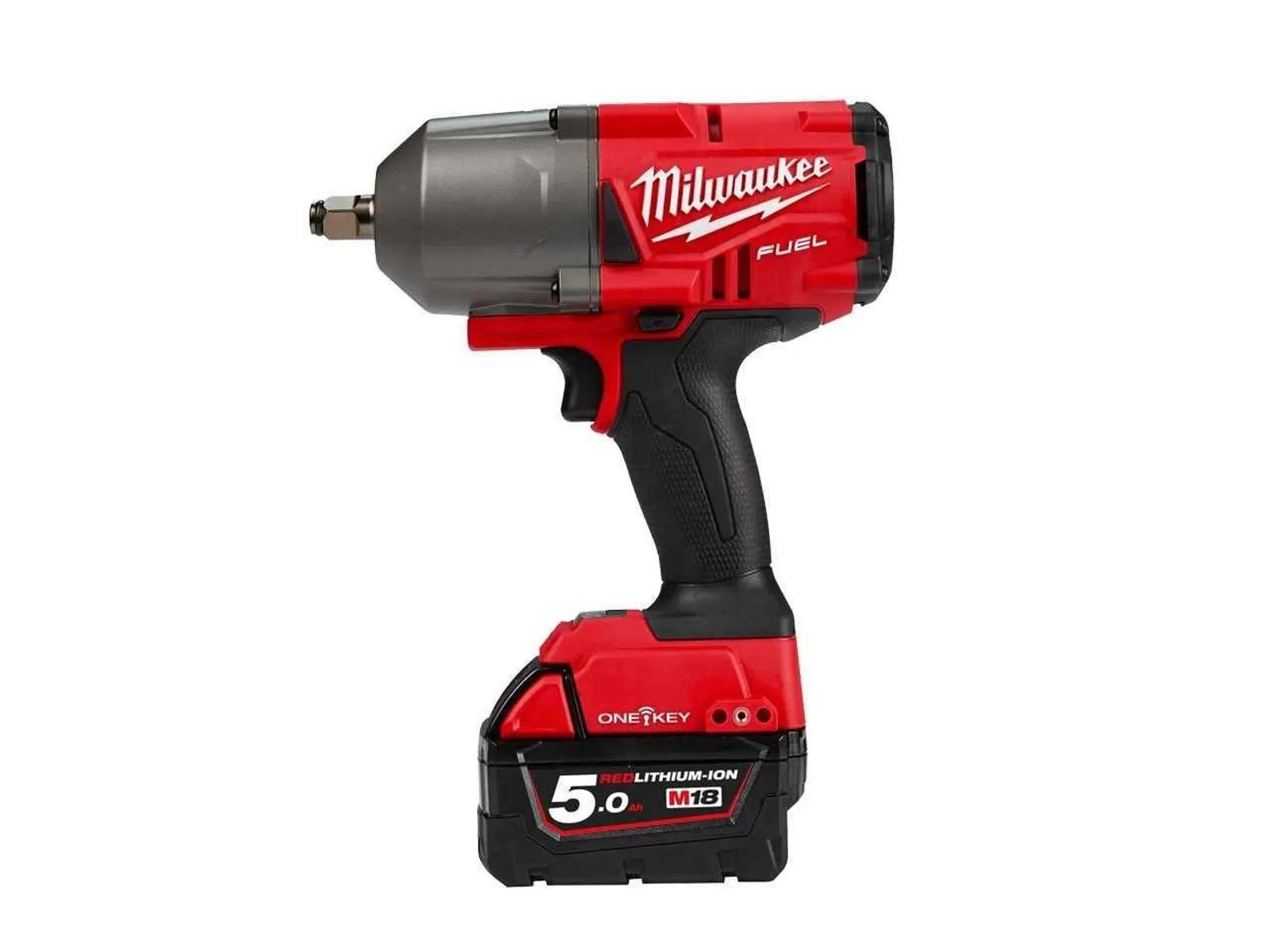 Milwaukee M18ONEFHIWF12-502X M18 ONE-KEY FUEL High Torque 1/2" Impact Wrench 2 x 5ah