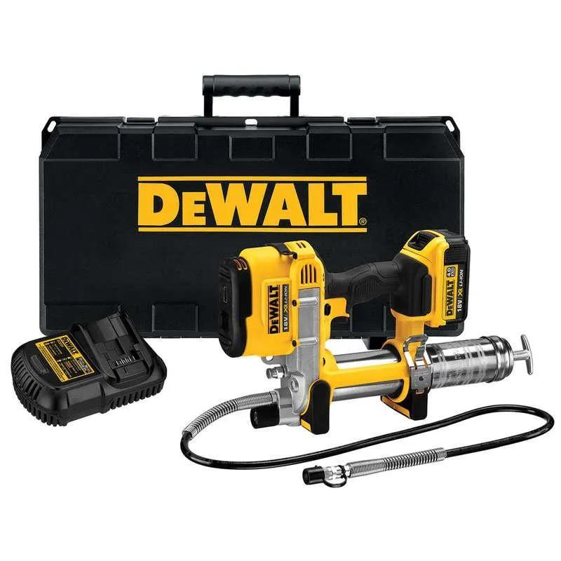 DeWALT DCGG571M1-GB 18V XR Li-Ion Grease Gun 1 x 4.0Ah Battery