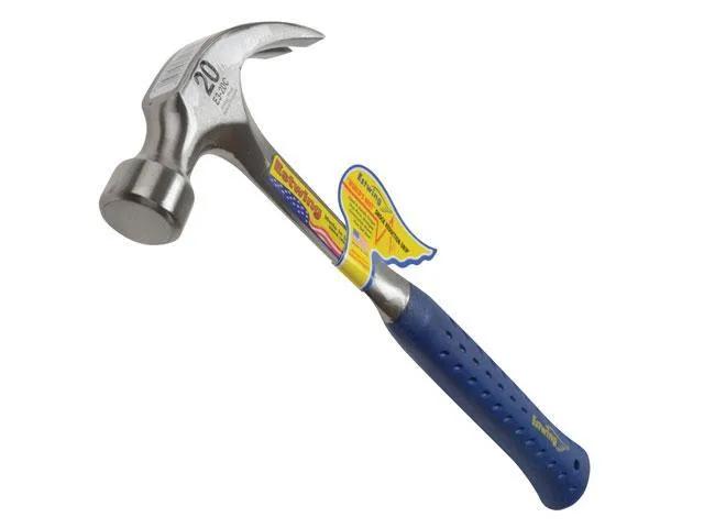 Estwing E3/20c Vinyl Grip 20oz Curved Claw Hammer