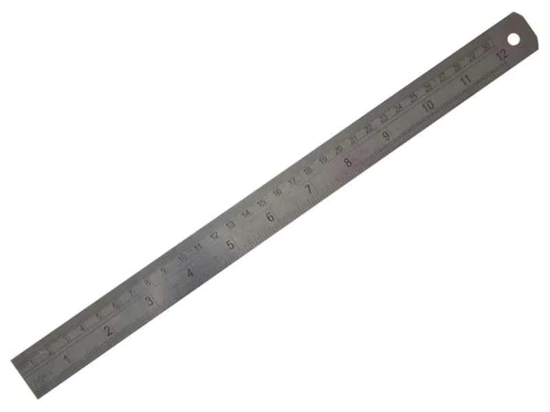 Fisher F112ME Steel Rule 12In/300MM