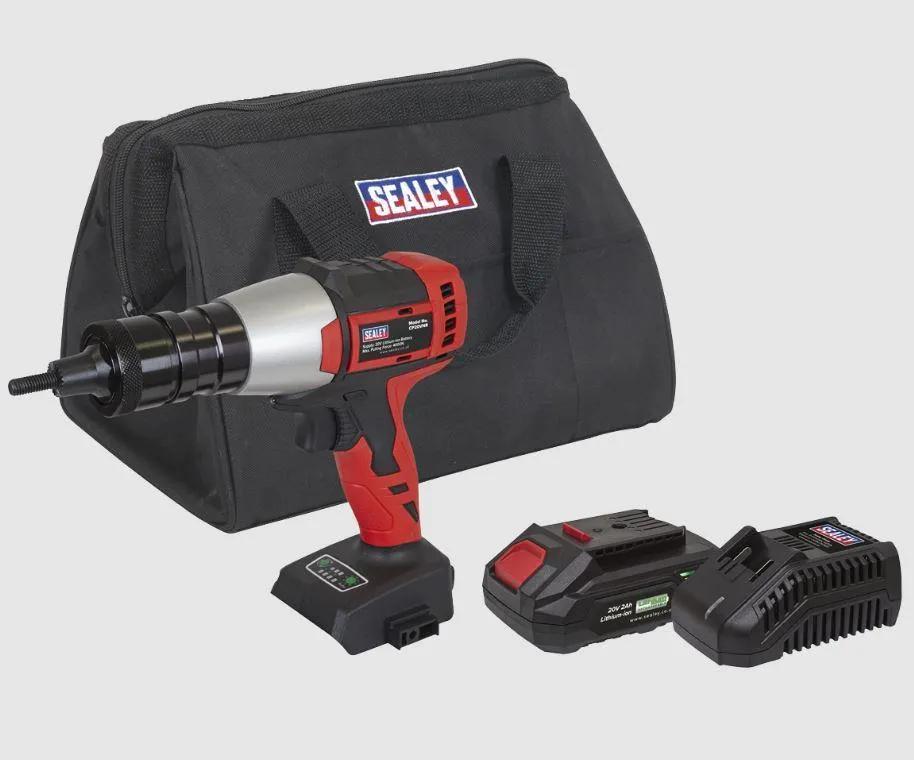 Sealey SV20 Series Brushless Cordless Nut Riveter 20V 2Ah