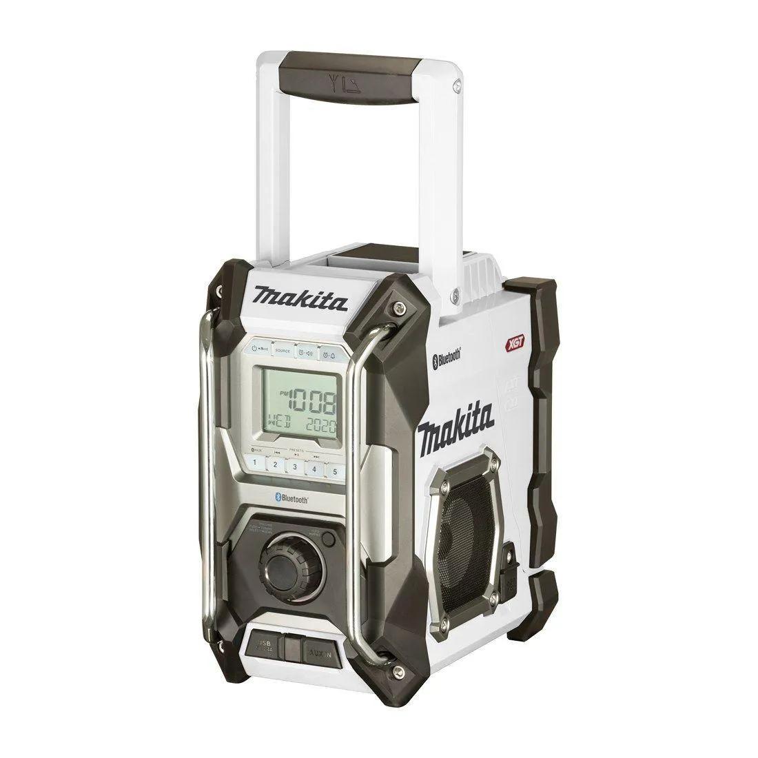 Makita MR002GZ01 Job Site Radio with Bluetooth White Edition
