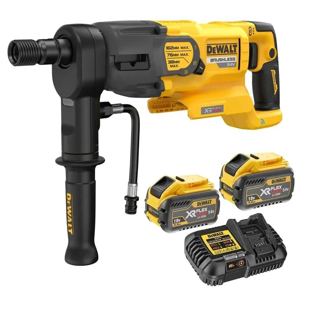 DeWALT DCD150X2-GB 54V XR FLEXVOLT Brushless Diamond Drill With 2 x 9Ah Batteries