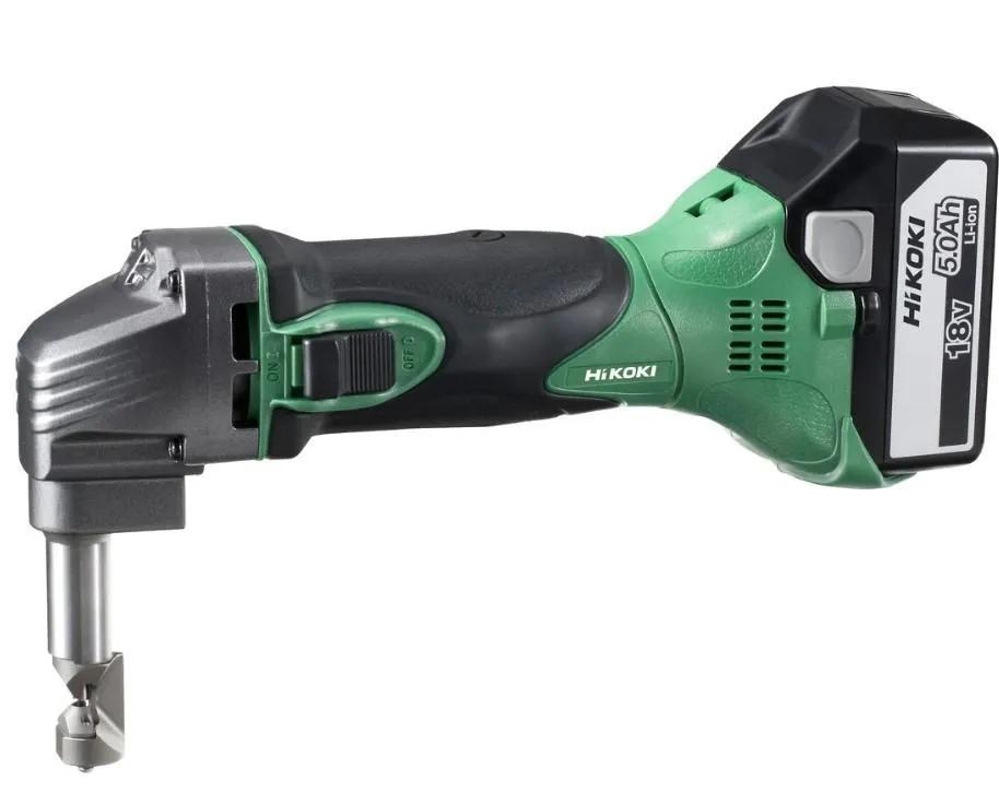 HiKOKI CN18DSLJPZ 18V Nibbler With 2 x 5.0Ah Batteries In Case