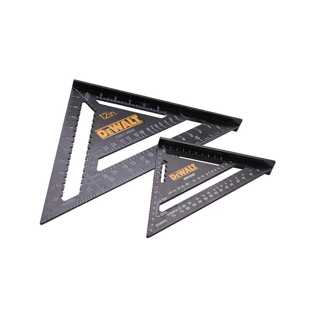DeWalt 175mm (7in) & 300mm (12in) Rafter Square Twin Pack